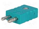 K-type standard plug; PVC; max.200°C GUENTHER