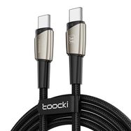 Cable USB-C to USB-C Toocki TXCTT14- LG01-W2, 2m, 140W (pearl nickel), Toocki