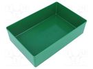 Box; polystyrene; green; 108x162x45mm; EuroPlus Insert 45 ALLIT AG