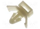 Holder; push-in; polyamide; UL94V-2; natural; T: 8.1mm; cable ties KSS WIRING