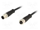 Cable: for sensors/automation; PIN: 5; M12-M12; 2m; plug; plug; 60V MOLEX