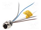 Socket; M12; PIN: 5; female; A code-DeviceNet / CANopen; cables MOLEX