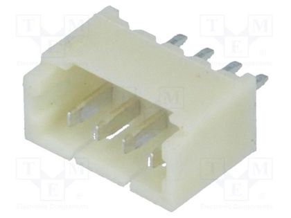 Socket; wire-board; male; 1.25mm; PIN: 4; THT; 125V; 1A; tinned JOINT TECH NX1250-04SMS