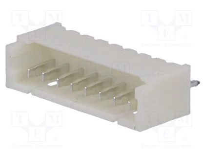 Socket; wire-board; male; 1.25mm; PIN: 8; THT; 125V; 1A; tinned JOINT TECH NX1250-08SMS