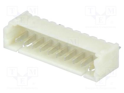 Socket; wire-board; male; 1.25mm; PIN: 10; THT; 125V; 1A; tinned JOINT TECH NX1250-10SMS