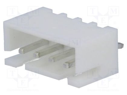 Socket; wire-board; male; A2501; 2.5mm; PIN: 4; THT; 250V; 3A; tinned JOINT TECH NX2500-04SMS