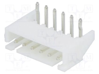 Socket; wire-board; male; A2501; 2.5mm; PIN: 6; THT; 250V; 3A; tinned JOINT TECH NX2500-06SMR