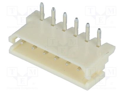 Socket; wire-board; male; A2506; 2.5mm; PIN: 6; THT; 250V; 3A; tinned JOINT TECH NX2504-06SMR
