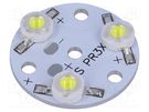 LED; white; 3.5W; 300lm; 12VDC; 120°; No.of diodes: 3; 31.5x31.5mm OPTOSUPPLY