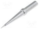 Tip; conical; 0.4mm; for  soldering iron; WEL.LR-21; WEL.ET-S PLATO