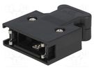 Plug case; PIN: 20; Locking: latch; for cable; Mini D Ribbon 3M