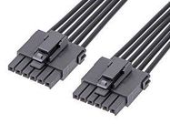 CABLE, 6P ULTRA-FIT RCPT-RCPT, 11.8"