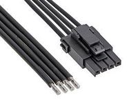 CABLE, 4P ULTRA-FIT RCPT-FREE END, 5.9"