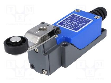 Limit switch; lever R 30mm, roller Ø18mm; NO + NC; 5A; IP64 HIGHLY ELECTRIC AH8104
