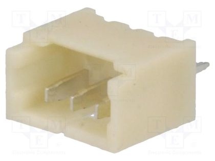 Socket; wire-board; male; 1.25mm; PIN: 3; THT; 125V; 1A; tinned JOINT TECH NX1250-03SMS