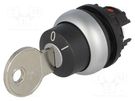 Switch: rotary with key; 22mm; RMQ-Titan EATON ELECTRIC