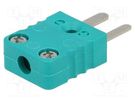 K-type miniature plug; PVC; max.200°C GUENTHER
