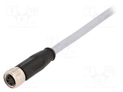 Connector: M8; female; PIN: 3; straight; with lead; plug; 0.5m; PVC HARTING 21348100380005