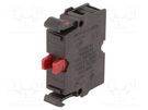 Contact block; 22mm; RMQ-Titan; -25÷70°C; front fixing EATON ELECTRIC