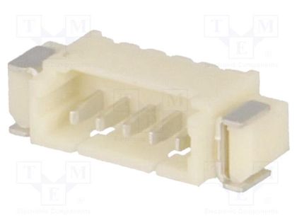 Socket; wire-board; male; 1.25mm; PIN: 5; SMT; 125V; 1A; tinned JOINT TECH NX1251-05SMR