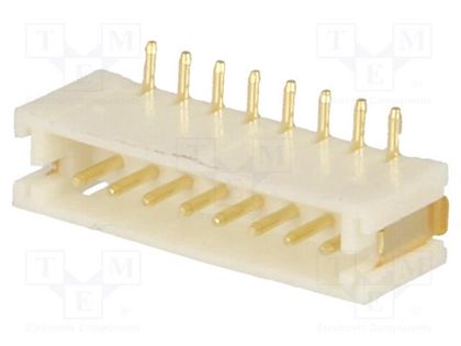 Socket; wire-board; male; 1.5mm; PIN: 8; SMT; 100V; 1A; tinned; 20mΩ JOINT TECH NX1501-08SMS