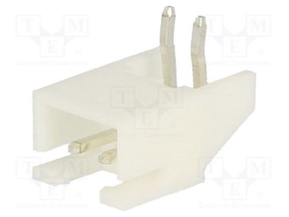 Socket; wire-board; male; A2501; 2.5mm; PIN: 2; THT; 250V; 3A; tinned JOINT TECH NX2500-02SMR