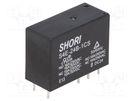 Relay: electromagnetic; SPDT; Ucoil: 24VDC; Icontacts max: 16A SHORI ELECTRIC