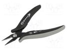 Pliers; half-rounded nose; ESD; for gripping,for bending; 145mm C.K