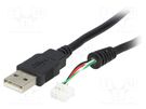 Cable-adapter; 2m; USB; USB A ELATEC