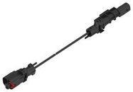 CABLE ASSY, 2P PLUG-RCPT, 3M