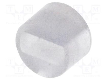 Spacer sleeve; LED; Øout: 4mm; ØLED: 3mm; L: 2.5mm; natural; UL94V-2 FIX&FASTEN FIX-LEDS-2.5