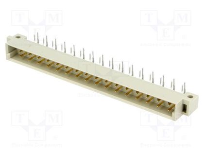 Socket; DIN 41612; type B; male; PIN: 32; THT; angled 90°; 2A; L3mm HARTING 09021326921