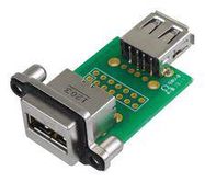 USB CONN, 2.0, A RCPT, 4POS, PCB