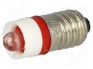 LED lamp; red; E10; 24VDC; 24VAC BRIGHTMASTER