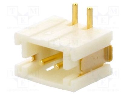 Socket; wire-board; male; 1.5mm; PIN: 2; SMT; 100V; 1A; tinned; 20mΩ JOINT TECH NX1501-02SMS