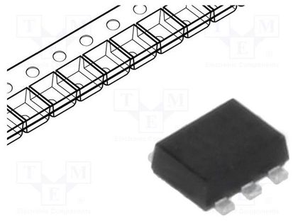 Transistor: N-MOSFET; unipolar; 30V; 0.4A; 330mW; SOT666 NEXPERIA NX3008NBKV.115
