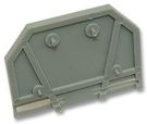 END PLATE, GREY, 3MM WIDE