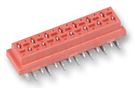 CONNECTOR, RCPT, 18POS, 2ROW, 1.27MM