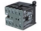 Contactor: 3-pole; NO x3; Auxiliary contacts: NO; 24VDC; 6A; BC6 ABB