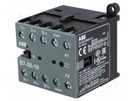 Contactor: 3-pole; NO x3; Auxiliary contacts: NO; 380÷415VAC; 7A ABB