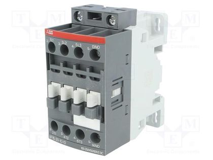 Contactor: 3-pole; NO x3; Auxiliary contacts: NO; 100÷250VAC; 16A ABB AF16-30-10-13
