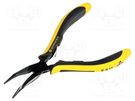 Pliers; curved,half-rounded nose; ESD; 145mm BERNSTEIN