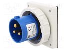 Connector: AC supply; socket; male; 16A; 400VAC; IEC 60309; IP67 PAWBOL