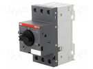 Motor breaker; 4kW; 208÷690VAC; for DIN rail mounting; IP20 ABB