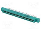 Card edge; PIN: 44; soldering; for panel mounting,for cable; 305 EDAC