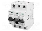 Motor breaker; 4kW; 220÷440VAC; for DIN rail mounting; 6.3÷10A EATON ELECTRIC