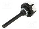 Switch: rotary; Pos: 3; 0.15A/250VDC; Poles number: 4; 30°; -30÷85°C LORLIN