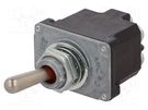 Switch: toggle; Pos: 2; DPST; ON-OFF; 6A/230VAC; 20A/28VDC; -40÷71°C HONEYWELL