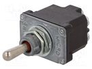 Switch: toggle; Pos: 3; DP3T; ON-OFF-ON; 6A/230VAC; 15A/28VDC; IP67 HONEYWELL