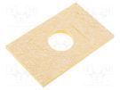 Tip cleaning sponge; for soldering station; 81.28x53.34mm THERMALTRONICS